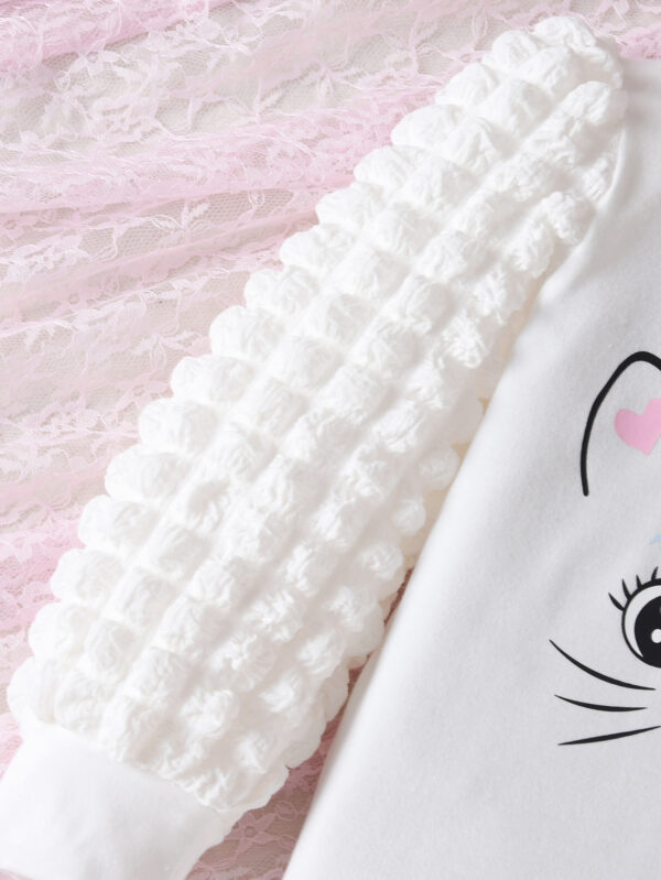 Girls bottoming shirt autumn 2025 half turtleneck puff sleeve thickened children&apos;s long-sleeved T-shirt baby girl top cross-border - Image 5