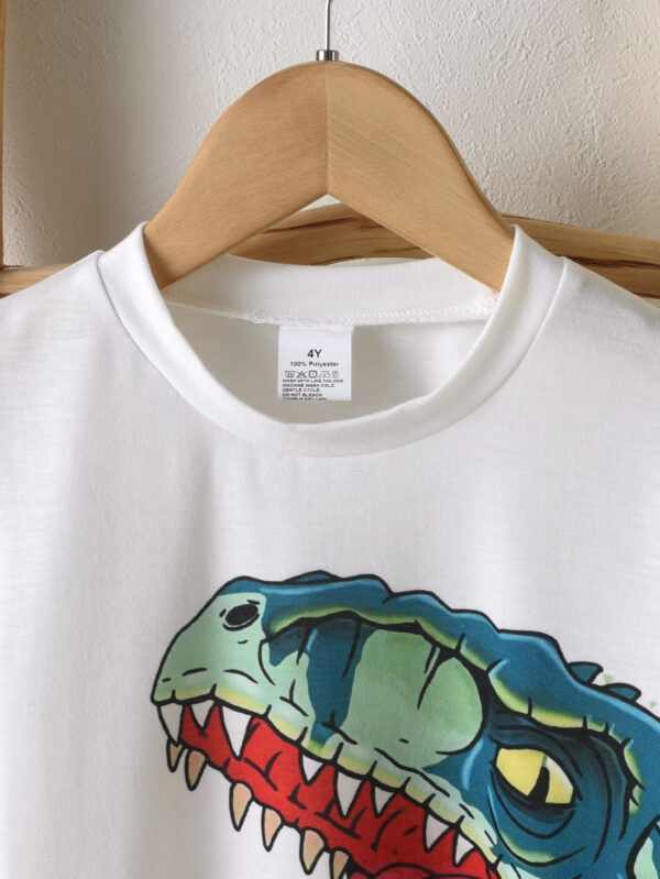 Boys Summer Dinosaur Two-Piece Suit - Image 3
