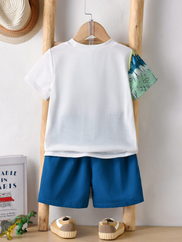 Boys Summer Dinosaur Two-Piece Suit - Image 2